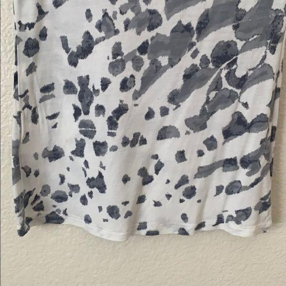 Tahari Ink Blot Sleeveless Blouse/ B&W/ XS - Picture 6 of 9